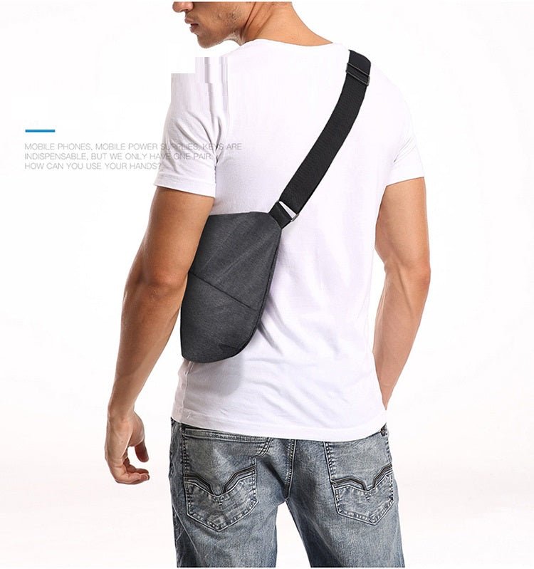 Digital Storage Canvas Chest Bag Crossbody Multi-functional Business Close Shoulder Anti-theft Package | Luxury Home Accessories | Heulog Glow