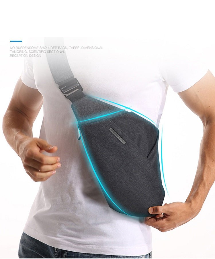 Digital Storage Canvas Chest Bag Crossbody Multi-functional Business Close Shoulder Anti-theft Package | Luxury Home Accessories | Heulog Glow