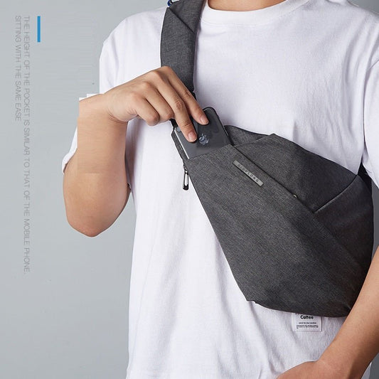 Digital Storage Canvas Chest Bag Crossbody Multi-functional Business Close Shoulder Anti-theft Package | Luxury Home Accessories | Heulog Glow