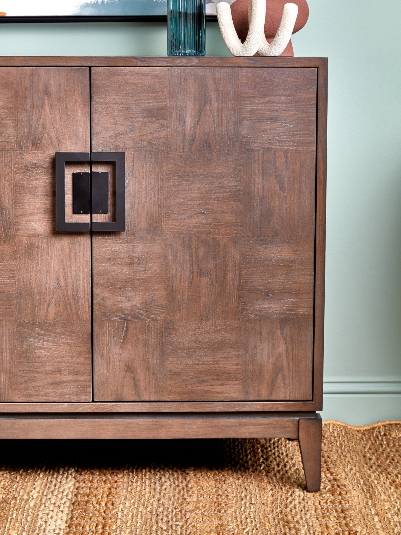 Dimaro Antique Grey Two Door Sideboard | Luxury Home Accessories | Heulog Glow