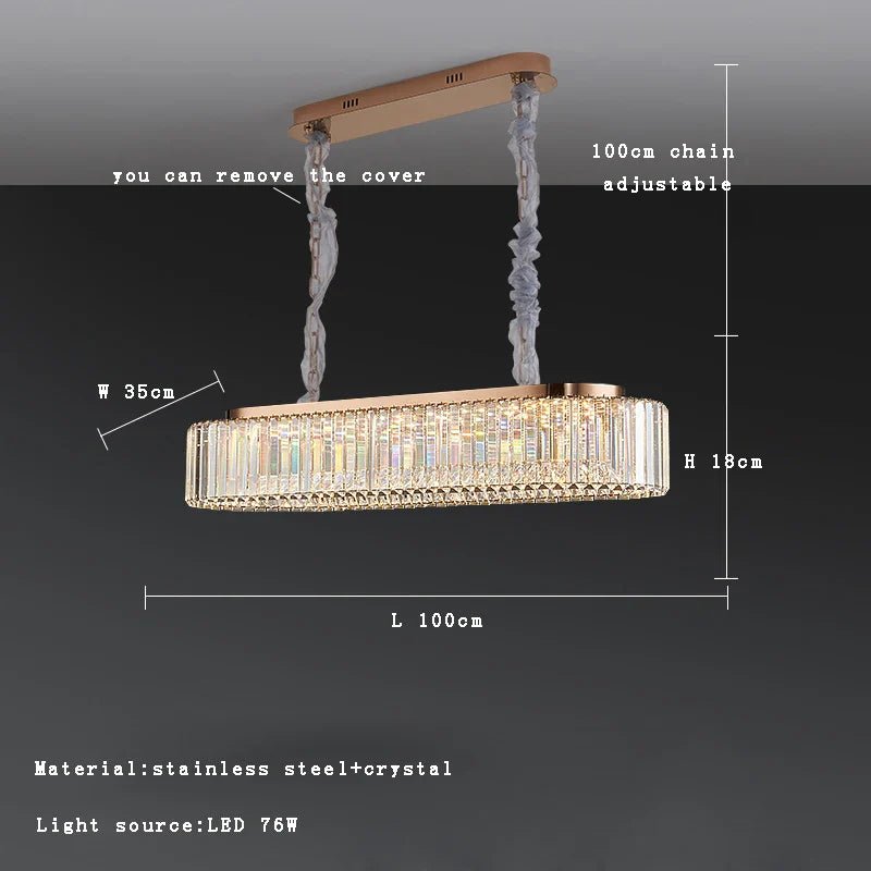 Dining Room Table Hanglamp Led Home-appliance Lustres | Luxury Home Accessories | Heulog Glow