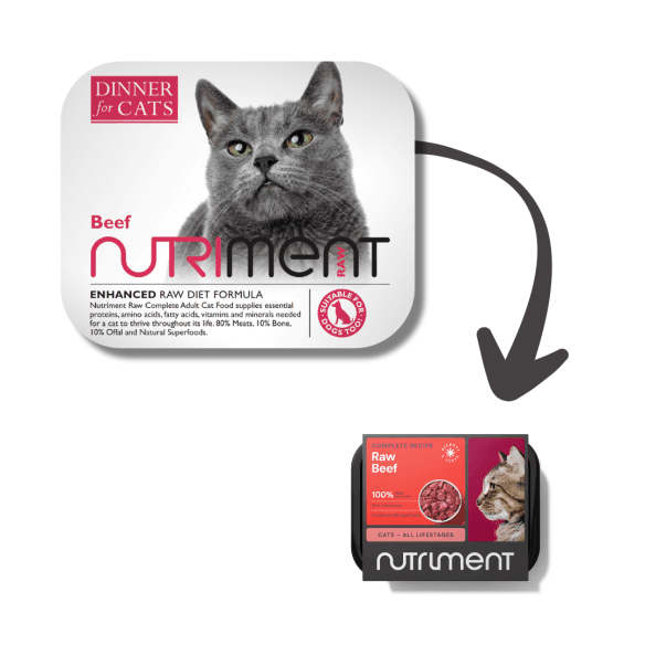 Dinner for Cats - Beef - 175g tub | Luxury Home Accessories | Heulog Glow
