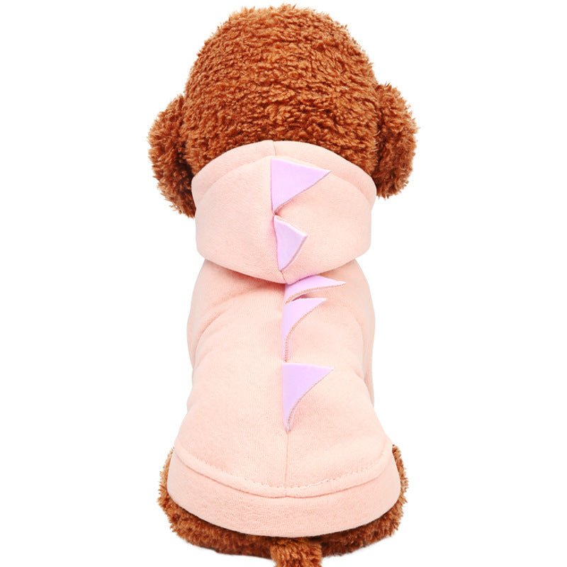 Dinosaur hooded sweater pet clothes | Luxury Home Accessories | Heulog Glow