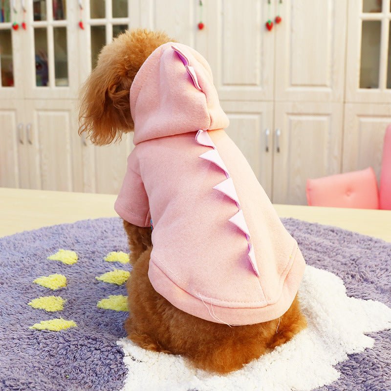 Dinosaur hooded sweater pet clothes | Luxury Home Accessories | Heulog Glow