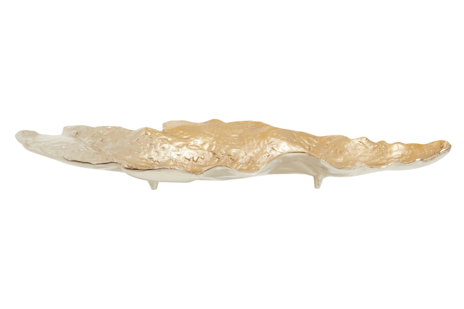 Dion Large Ombre Silver and Gold Finish Dish | Luxury Home Accessories | Heulog Glow