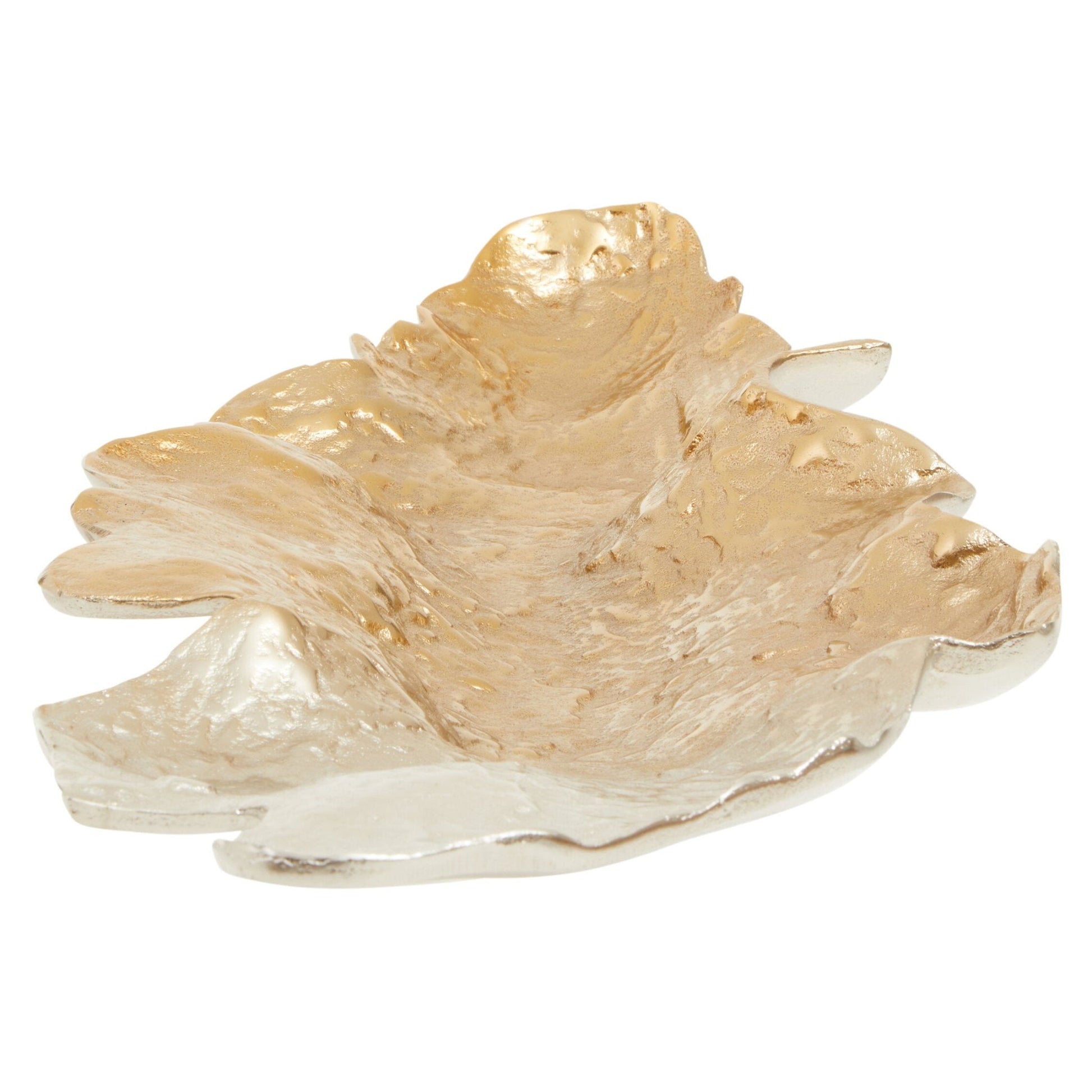 Dion Large Ombre Silver and Gold Finish Dish | Luxury Home Accessories | Heulog Glow