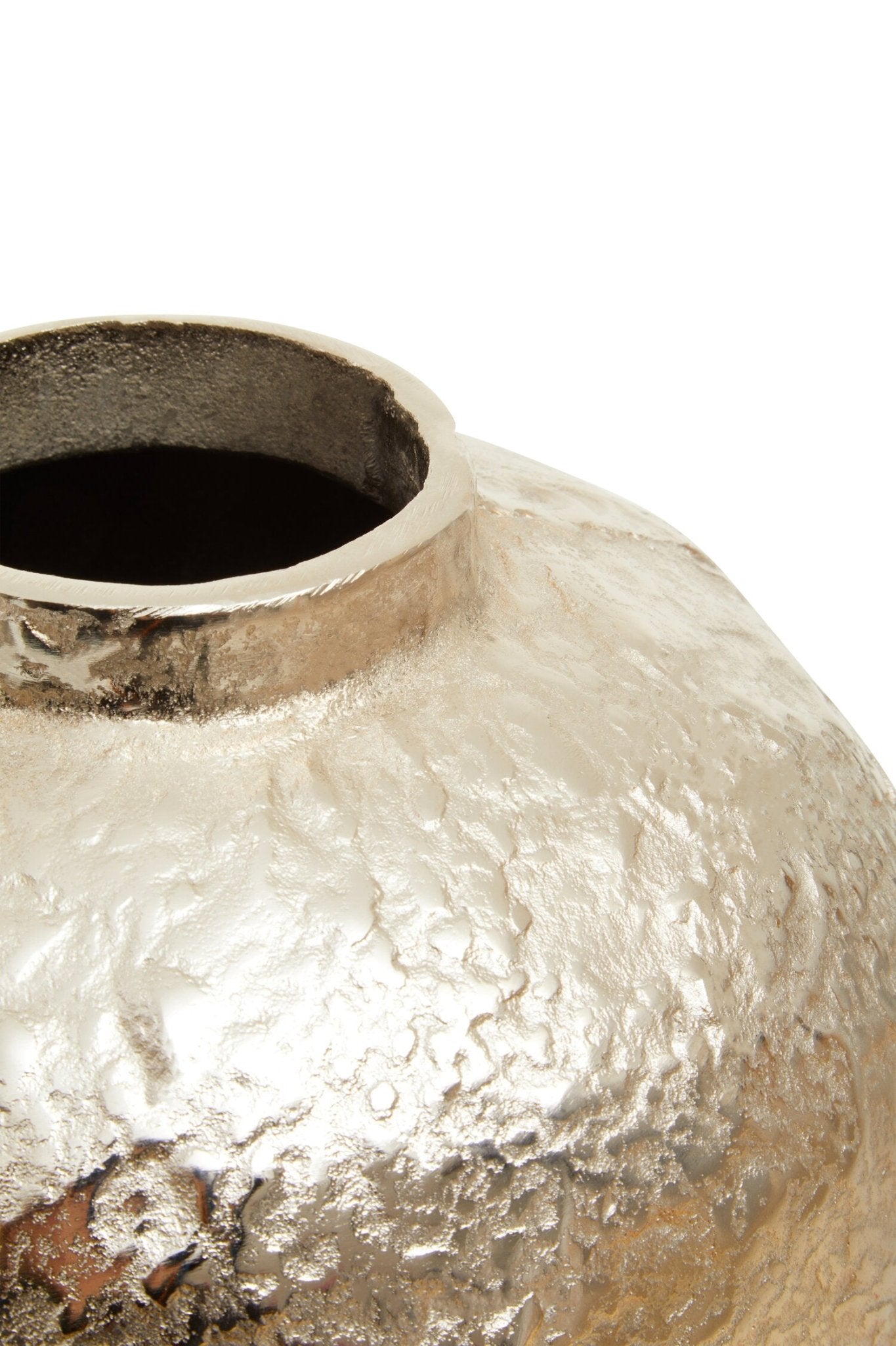 Dion Large Ombre Silver and Gold Finish Vase | Luxury Home Accessories | Heulog Glow