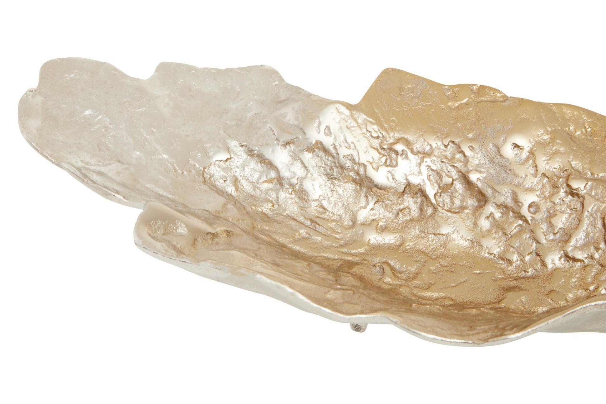 Dion Small Ombre Silver and Gold Finish Dish | Luxury Home Accessories | Heulog Glow