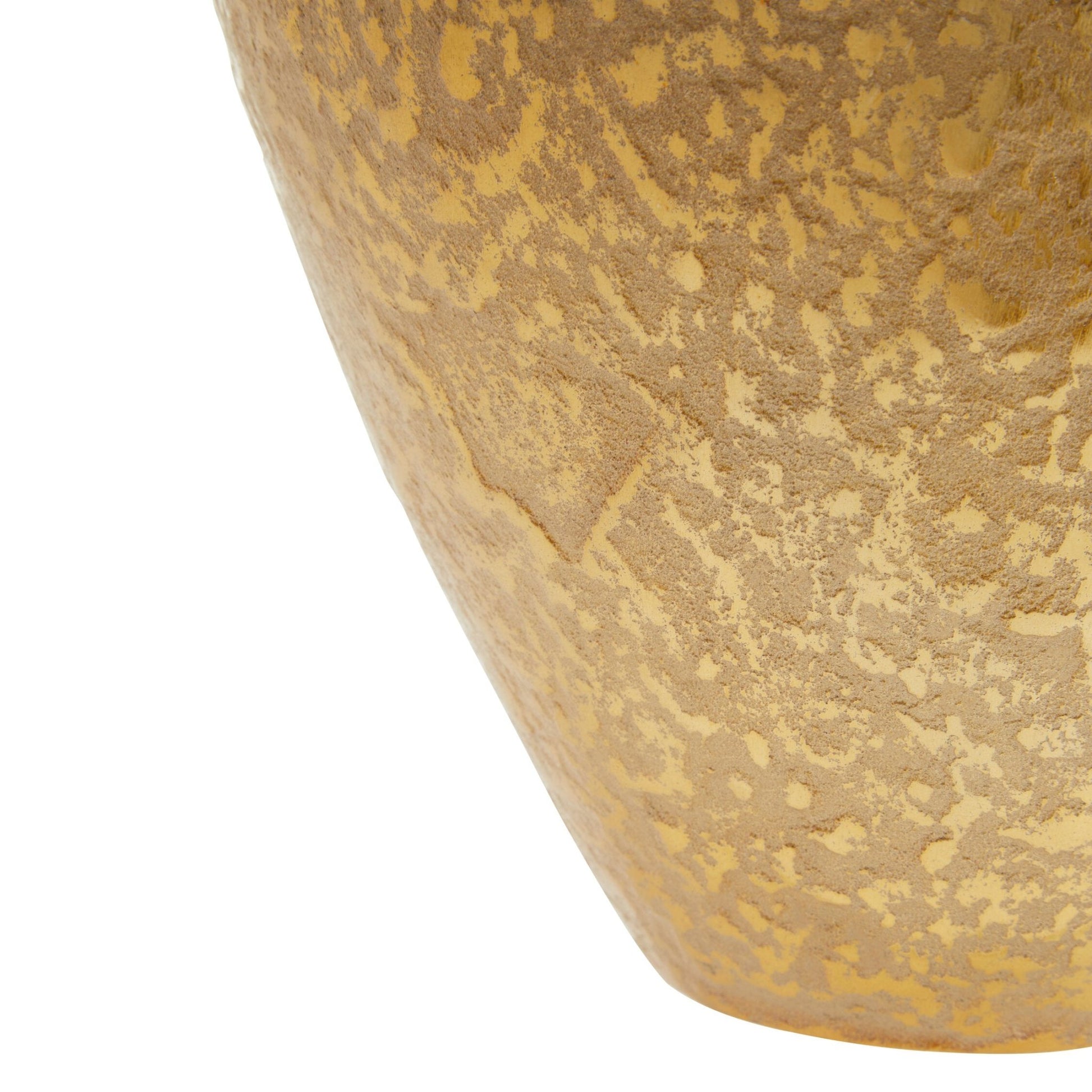Dion Small Ombre Silver and Gold Finish Vase | Luxury Home Accessories | Heulog Glow