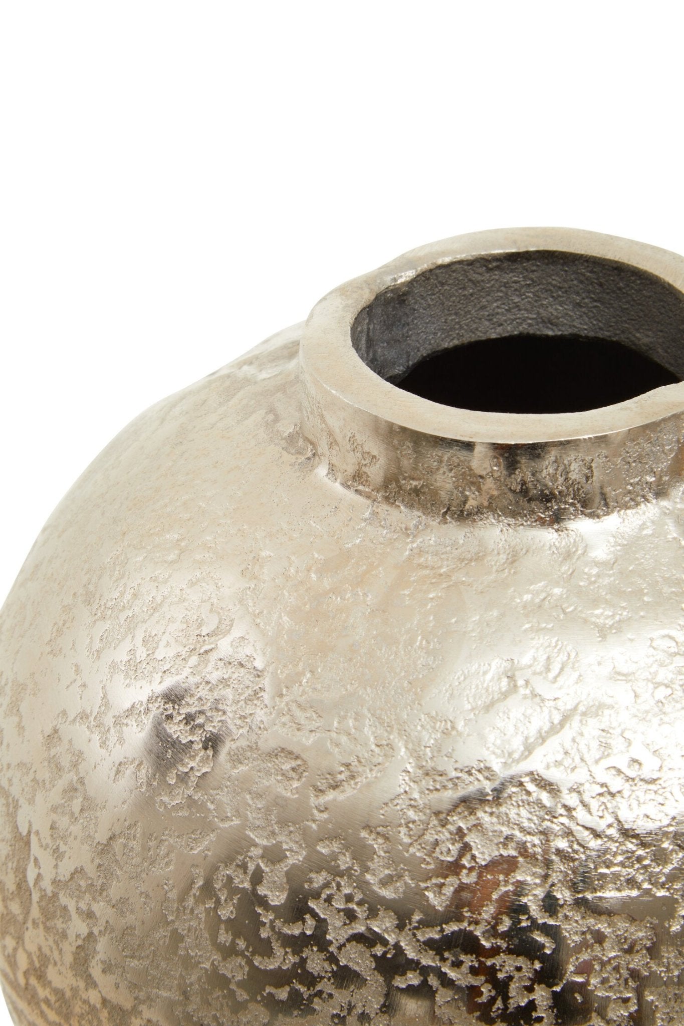 Dion Small Ombre Silver and Gold Finish Vase | Luxury Home Accessories | Heulog Glow