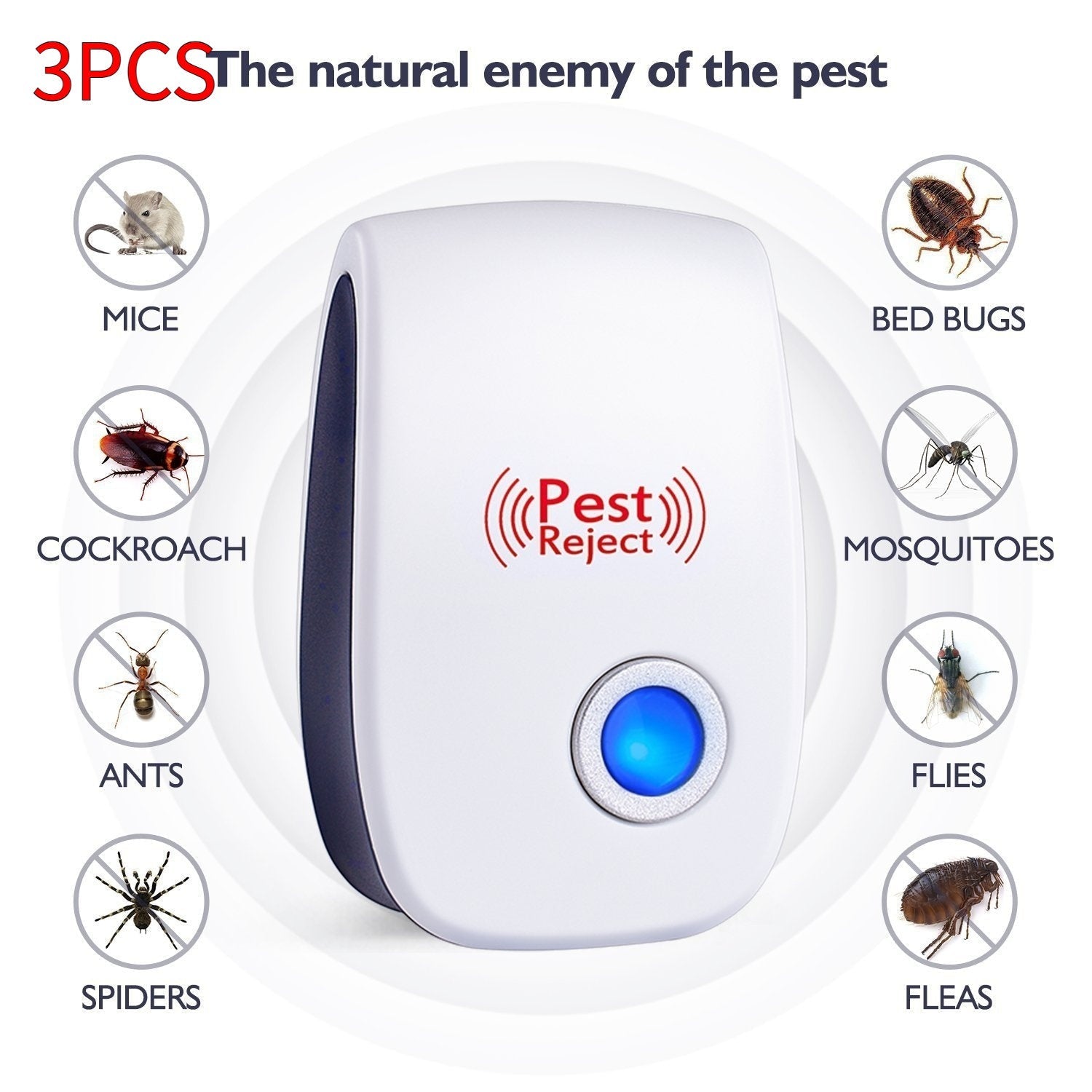 Direct Selling Ultrasonic Electronic Mosquito Killer Household Children'S Insect Repeller Mini Mouse Repeller | Luxury Home Accessories | Heulog Glow