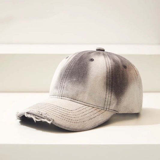 Distressed Gradient Denim Casual All-match Ripped Baseball Cap | Luxury Home Accessories | Heulog Glow