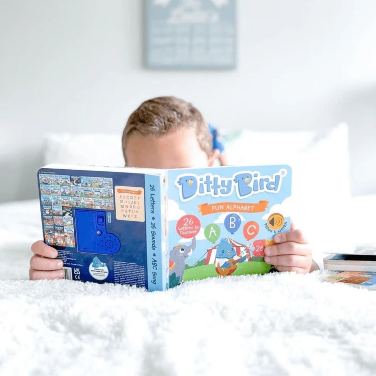 Ditty Bird ABC Fun Alphabet Book | Luxury Home Accessories | Heulog Glow