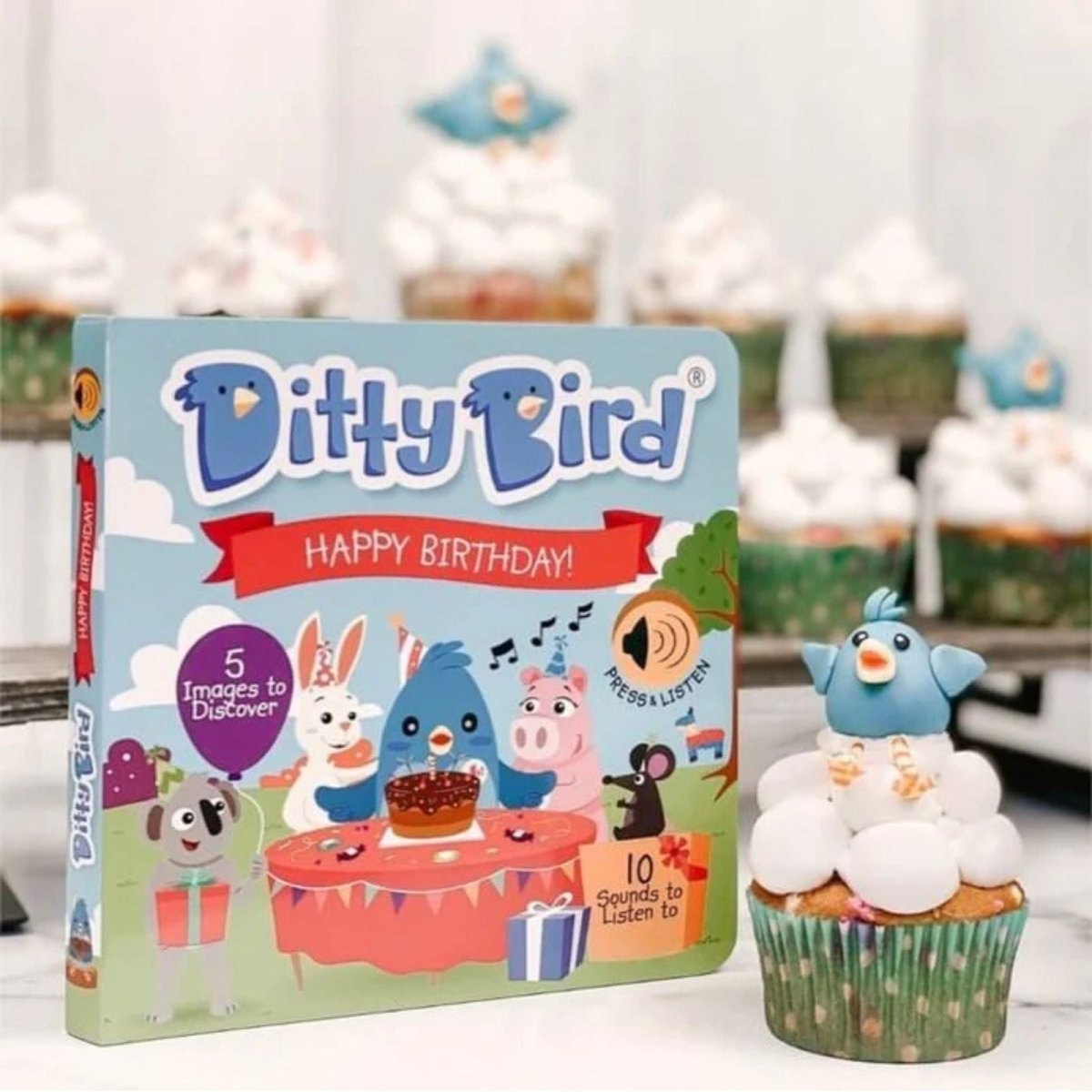 Ditty Bird Happy Birthday Book | Luxury Home Accessories | Heulog Glow