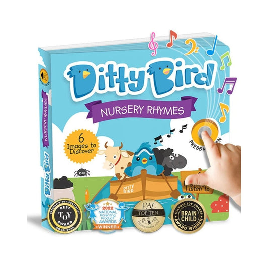 Ditty Bird Nursery Rhymes Book | Luxury Home Accessories | Heulog Glow