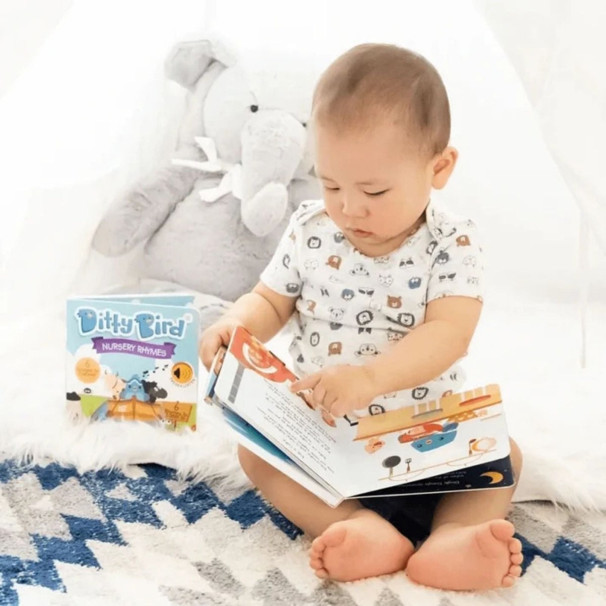 Ditty Bird Nursery Rhymes Book | Luxury Home Accessories | Heulog Glow