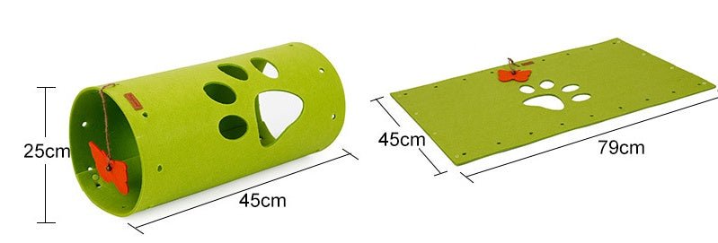 DIY splicable folding cat tunnel | Luxury Home Accessories | Heulog Glow