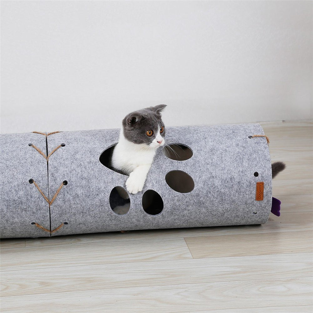 DIY splicable folding cat tunnel | Luxury Home Accessories | Heulog Glow
