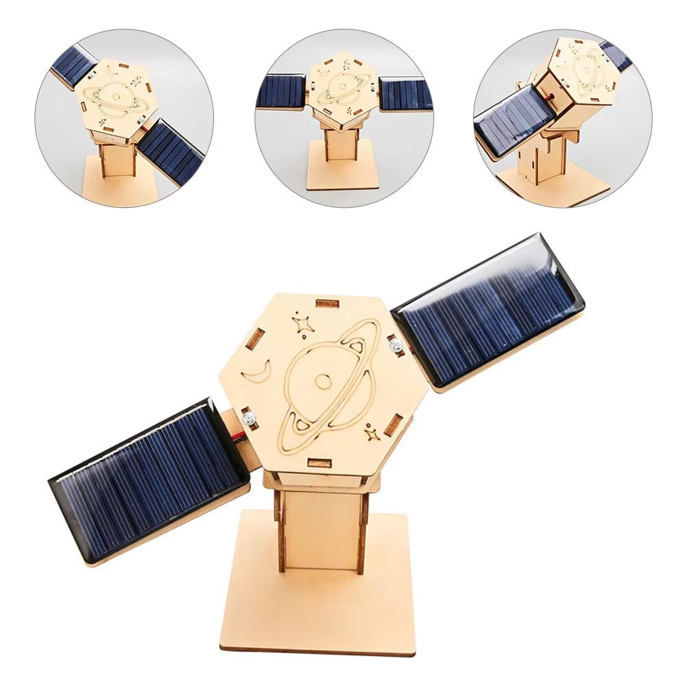 Diy Technology Small Production Stem Experimental Teaching Aids Space Model Artificial Satellite Educational Toys Solar Power Toy Kit Science | Luxury Home Accessories | Heulog Glow