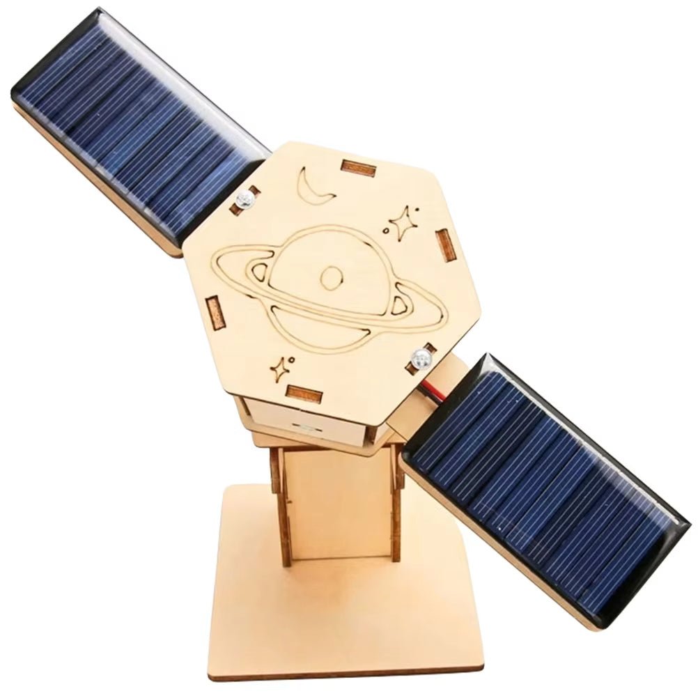 Diy Technology Small Production Stem Experimental Teaching Aids Space Model Artificial Satellite Educational Toys Solar Power Toy Kit Science | Luxury Home Accessories | Heulog Glow