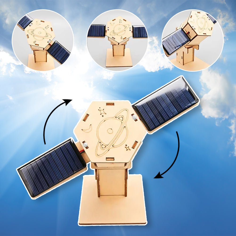 Diy Technology Small Production Stem Experimental Teaching Aids Space Model Artificial Satellite Educational Toys Solar Power Toy Kit Science | Luxury Home Accessories | Heulog Glow