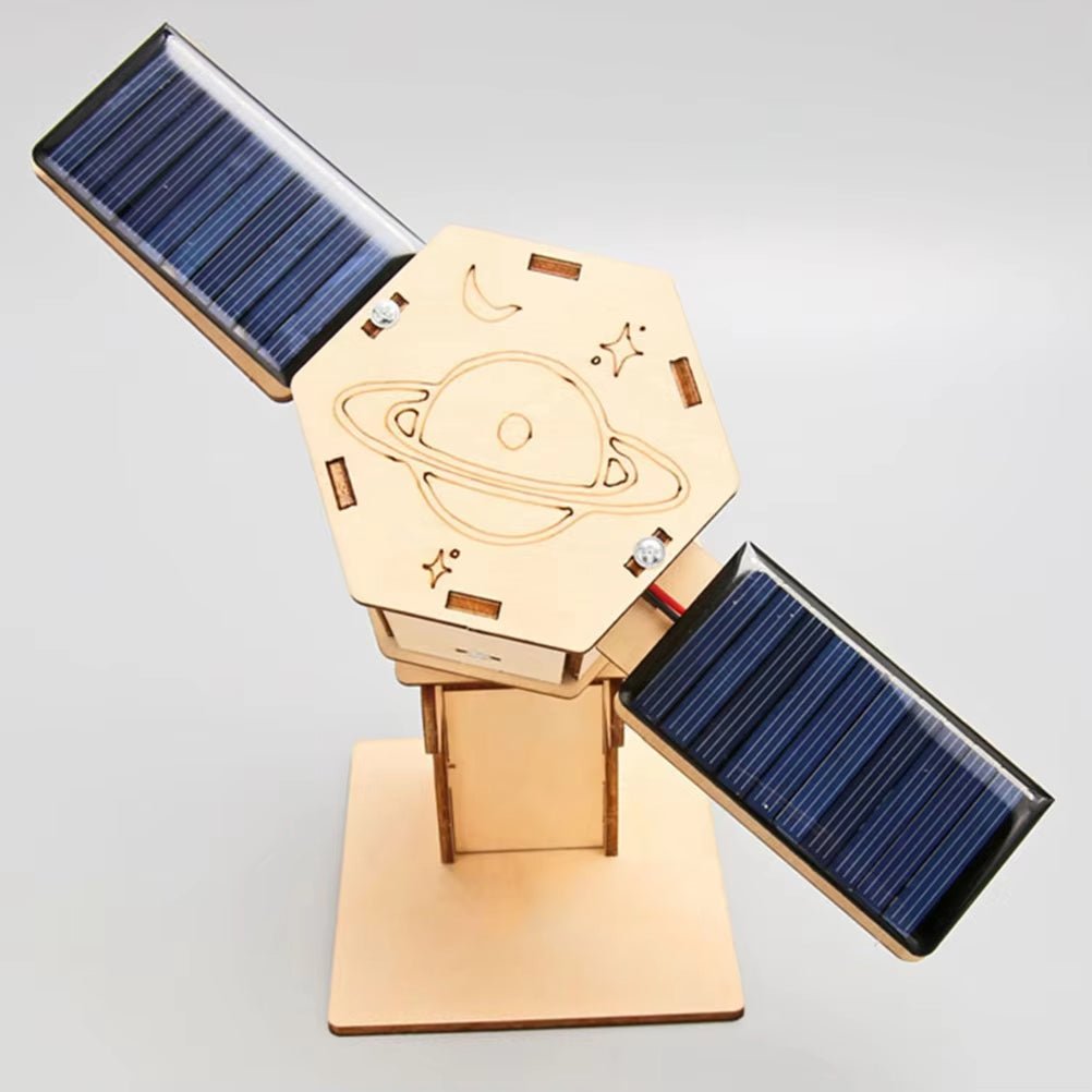 Diy Technology Small Production Stem Experimental Teaching Aids Space Model Artificial Satellite Educational Toys Solar Power Toy Kit Science | Luxury Home Accessories | Heulog Glow
