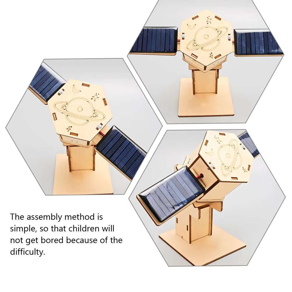 Diy Technology Small Production Stem Experimental Teaching Aids Space Model Artificial Satellite Educational Toys Solar Power Toy Kit Science | Luxury Home Accessories | Heulog Glow