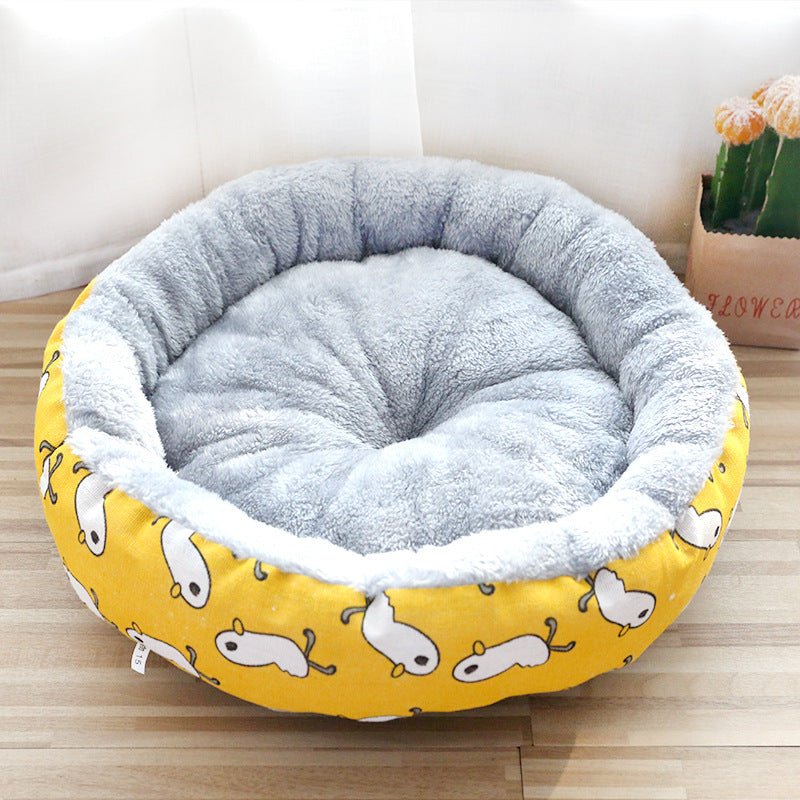 Dog And Cat Litter Padded With Round Cotton | Luxury Home Accessories | Heulog Glow