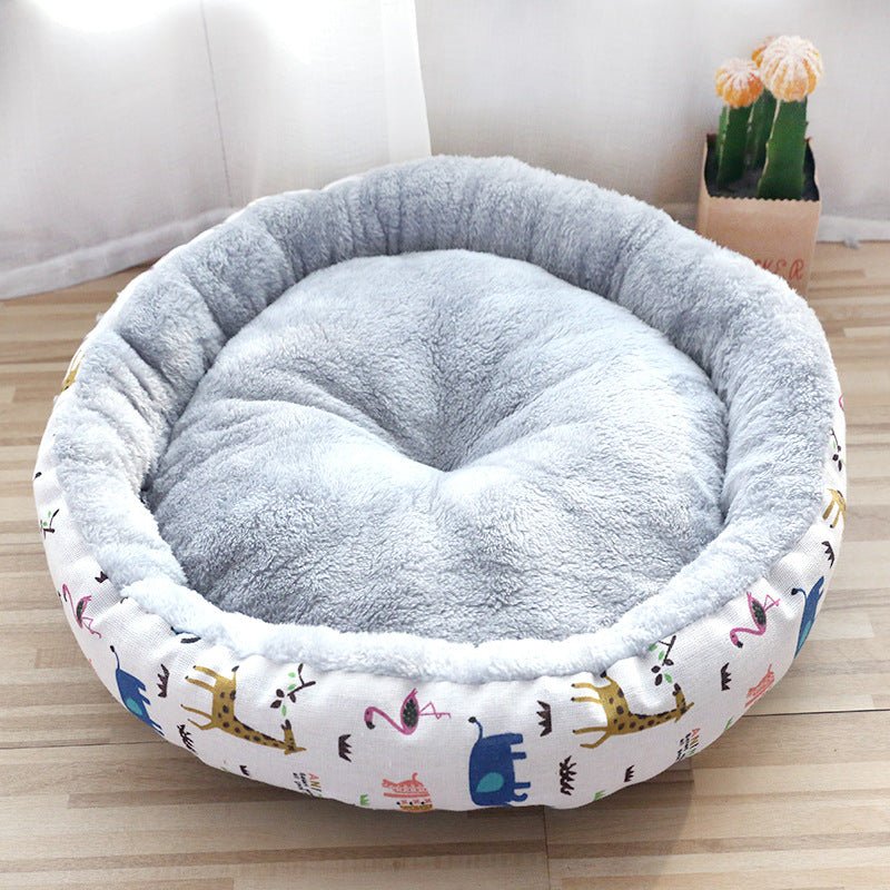Dog And Cat Litter Padded With Round Cotton | Luxury Home Accessories | Heulog Glow