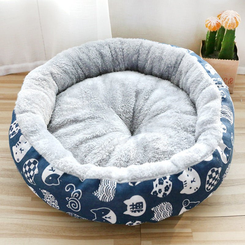 Dog And Cat Litter Padded With Round Cotton | Luxury Home Accessories | Heulog Glow