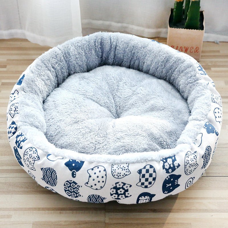 Dog And Cat Litter Padded With Round Cotton | Luxury Home Accessories | Heulog Glow