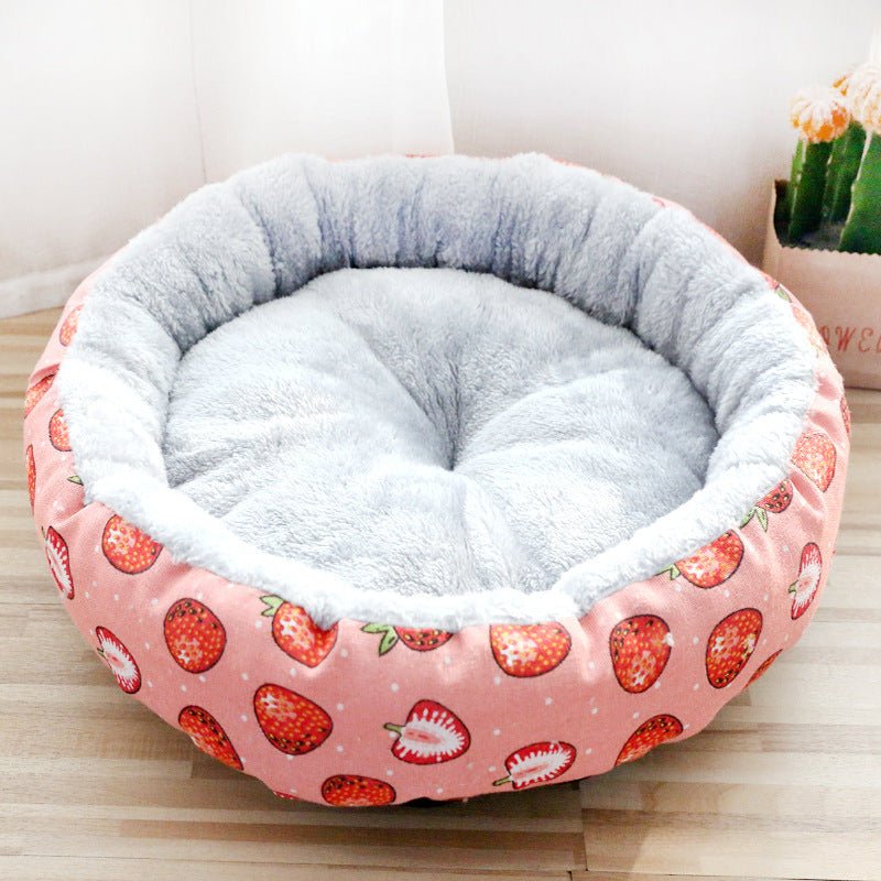 Dog And Cat Litter Padded With Round Cotton | Luxury Home Accessories | Heulog Glow