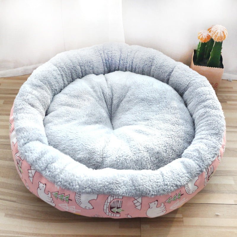 Dog And Cat Litter Padded With Round Cotton | Luxury Home Accessories | Heulog Glow