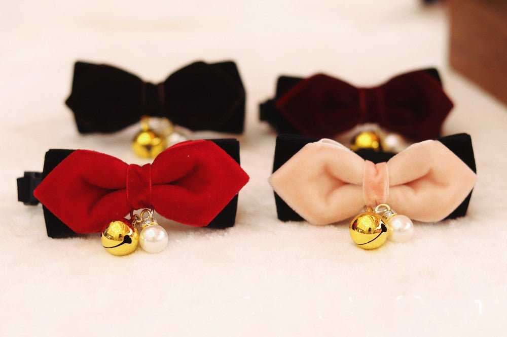 Dog Bell Collar Cat Bow Tie Pet Bow Tie | Luxury Home Accessories | Heulog Glow