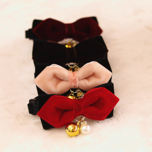 Dog Bell Collar Cat Bow Tie Pet Bow Tie | Luxury Home Accessories | Heulog Glow