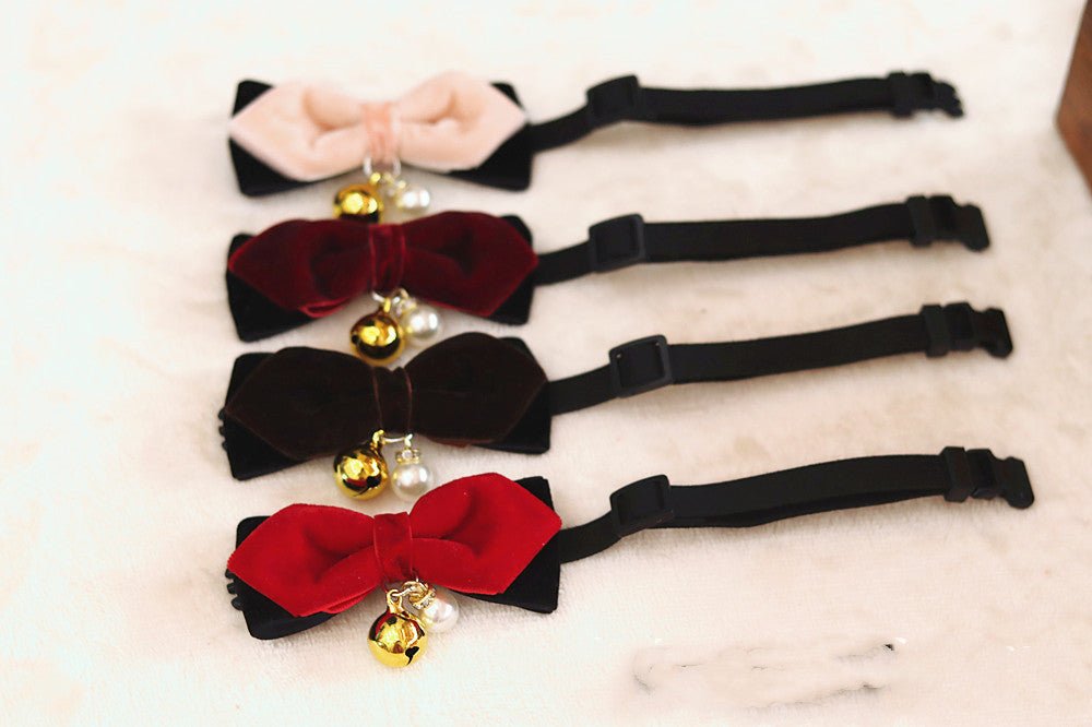Dog Bell Collar Cat Bow Tie Pet Bow Tie | Luxury Home Accessories | Heulog Glow