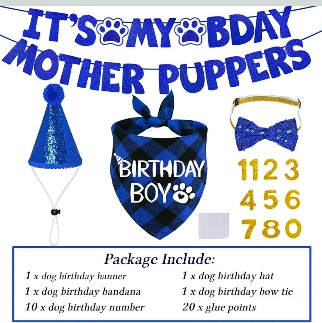 Dog Birthday Decorations - Multi Sizes | Luxury Home Accessories | Heulog Glow