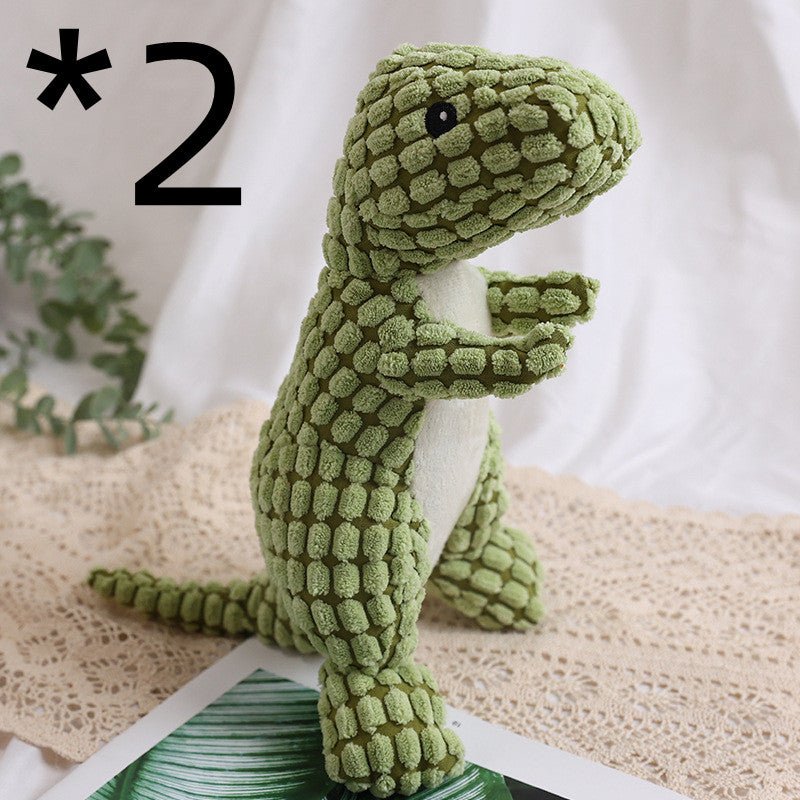 Dog Bite Resistant Plush Sounding Toy Dinosaur | Luxury Home Accessories | Heulog Glow