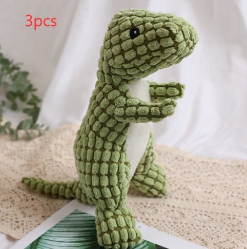 Dog Bite Resistant Plush Sounding Toy Dinosaur | Luxury Home Accessories | Heulog Glow