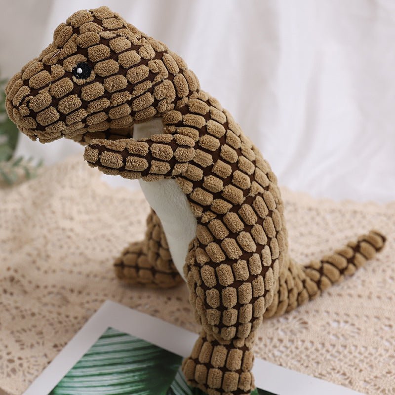 Dog Bite Resistant Plush Sounding Toy Dinosaur | Luxury Home Accessories | Heulog Glow