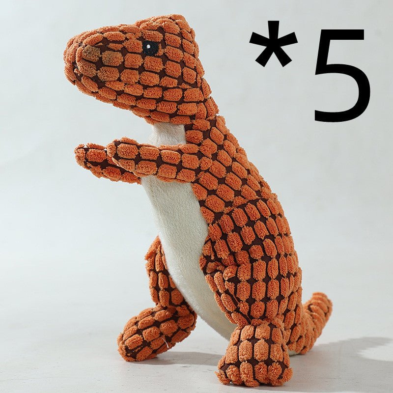 Dog Bite Resistant Plush Sounding Toy Dinosaur | Luxury Home Accessories | Heulog Glow