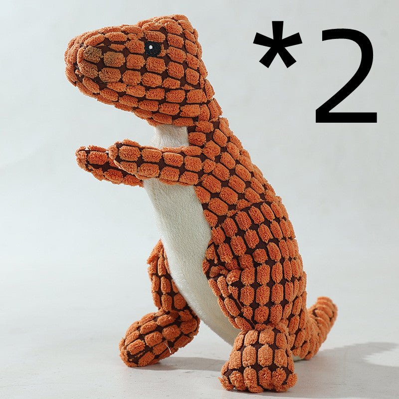 Dog Bite Resistant Plush Sounding Toy Dinosaur | Luxury Home Accessories | Heulog Glow