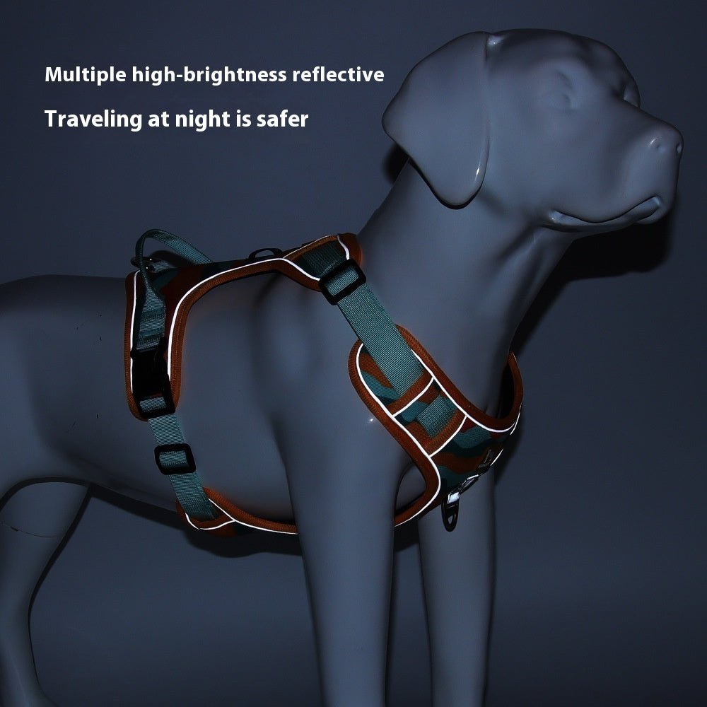 Dog Chest And Back Reflective Commuter Hand Holding Rope | Luxury Home Accessories | Heulog Glow