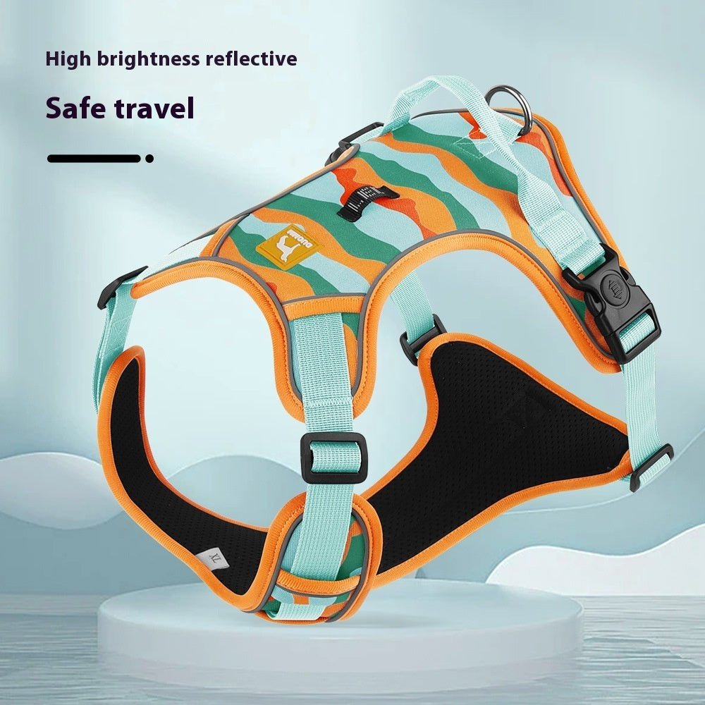 Dog Chest And Back Reflective Commuter Hand Holding Rope | Luxury Home Accessories | Heulog Glow