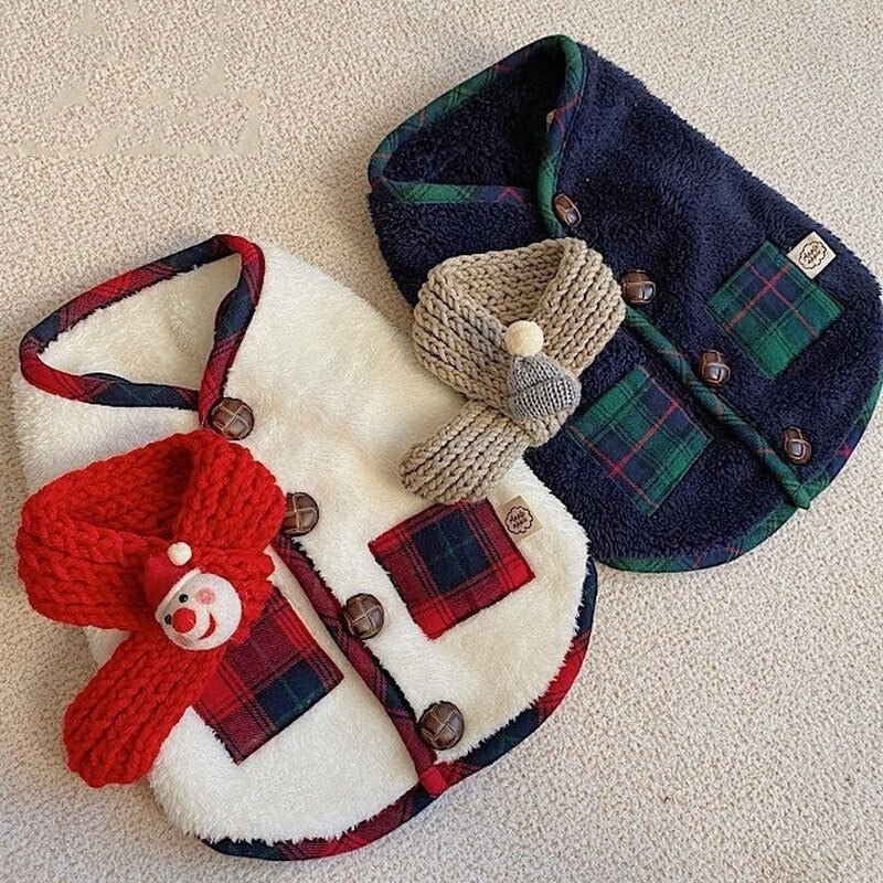 Dog Christmas Two Leg Vest Sweater Coat Scarf | Luxury Home Accessories | Heulog Glow