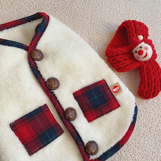 Dog Christmas Two Leg Vest Sweater Coat Scarf | Luxury Home Accessories | Heulog Glow