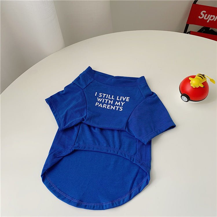 Dog Clothes Summer Clothes Pug Teddy Pure Cotton T-shirt | Luxury Home Accessories | Heulog Glow