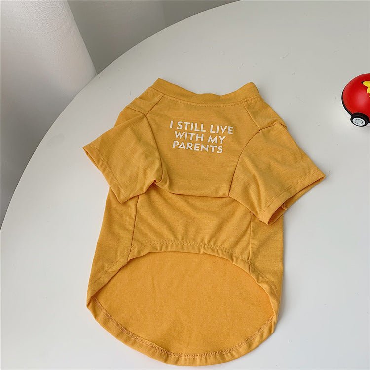 Dog Clothes Summer Clothes Pug Teddy Pure Cotton T-shirt | Luxury Home Accessories | Heulog Glow