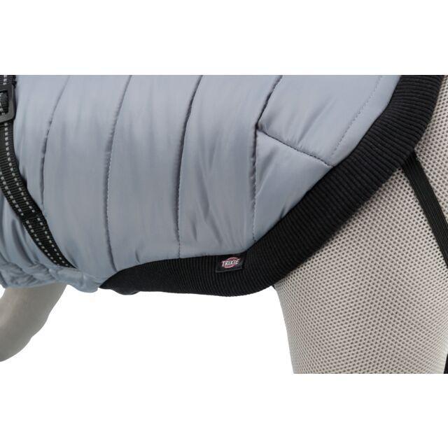 Dog Coat with harness - Pontis Grey | Luxury Home Accessories | Heulog Glow
