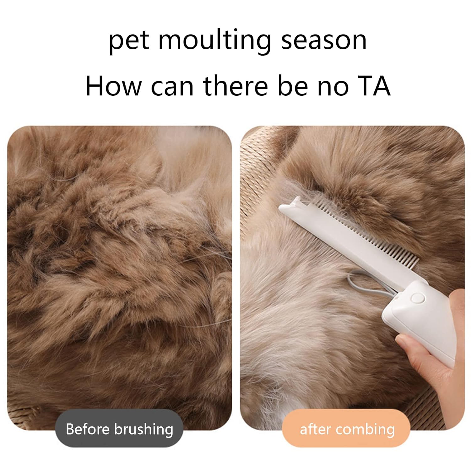 Dog Combs For Cat Comb With Rounded And Smooth Ends Teeth Professional Grooming Tool Lint Brush For Clothes | Luxury Home Accessories | Heulog Glow